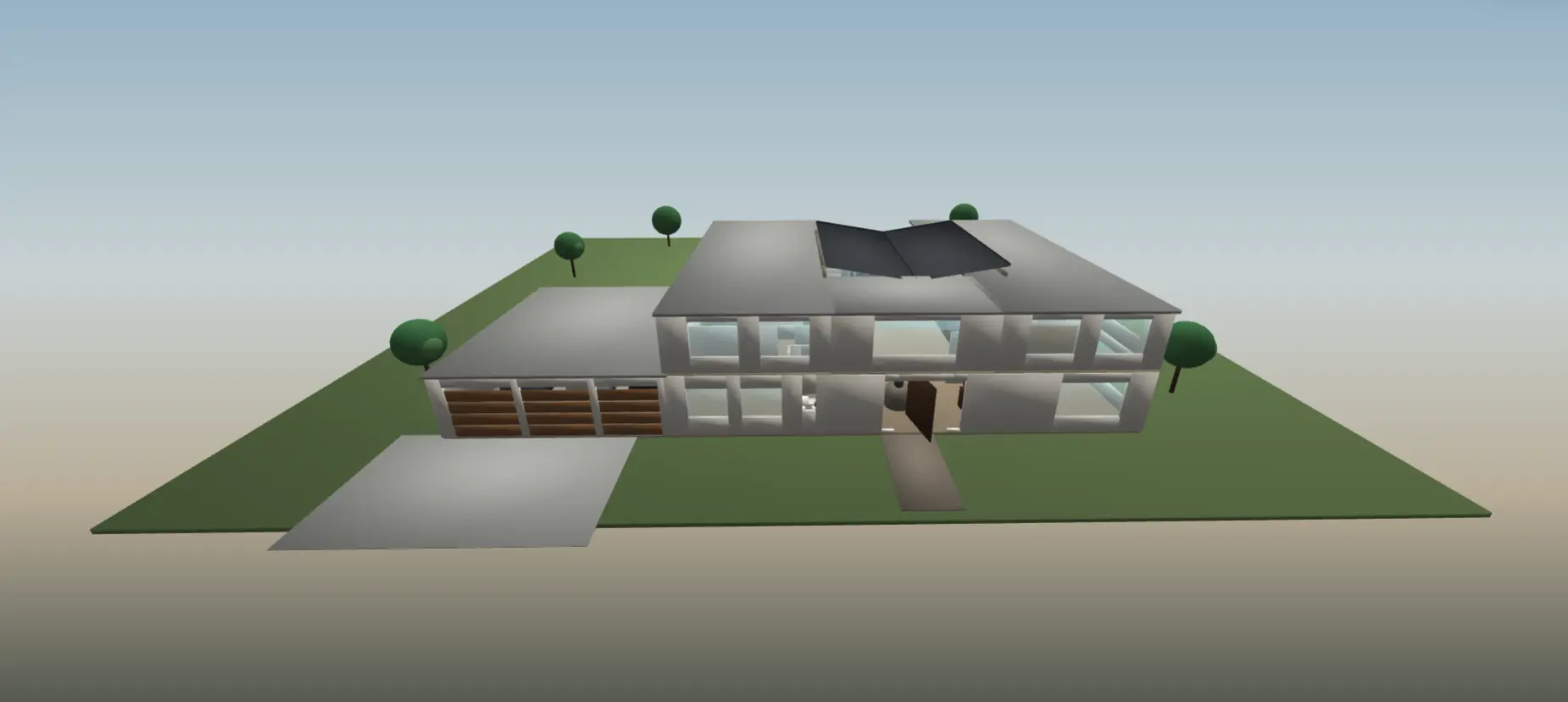 Luxury Custom Home โ Back