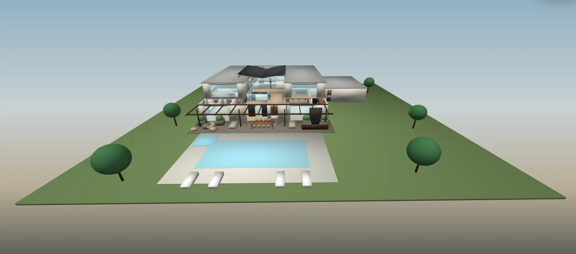 Luxury Custom Home โ Front